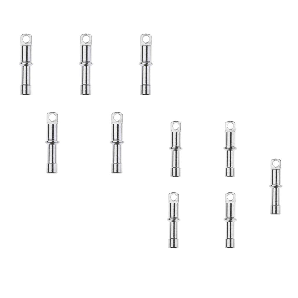 10 Pieces Aluminum Rod End Plugs Tent Pole Replacement for 8.5mm & 7.9mm