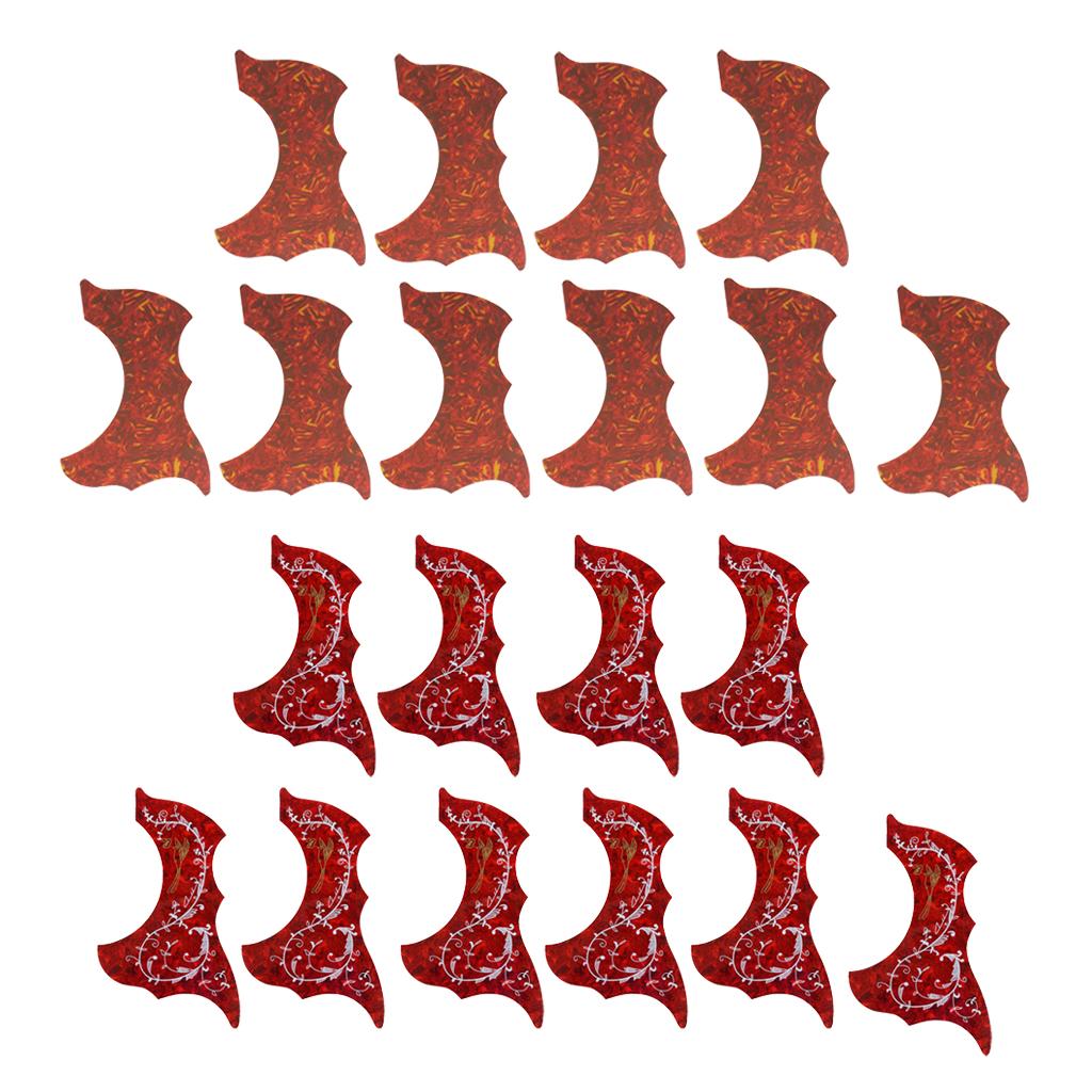 20 Pieces Acoustic Guitar Pickguard Scratchplate for Guitar Accessories