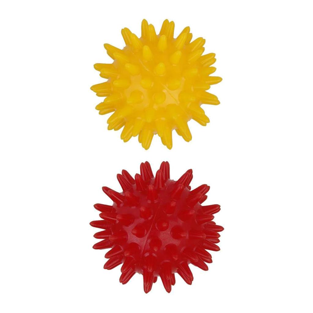 2 Pieces Spiky Trigger Point Deep Tissue Body Palm Muscle Self Massage Balls