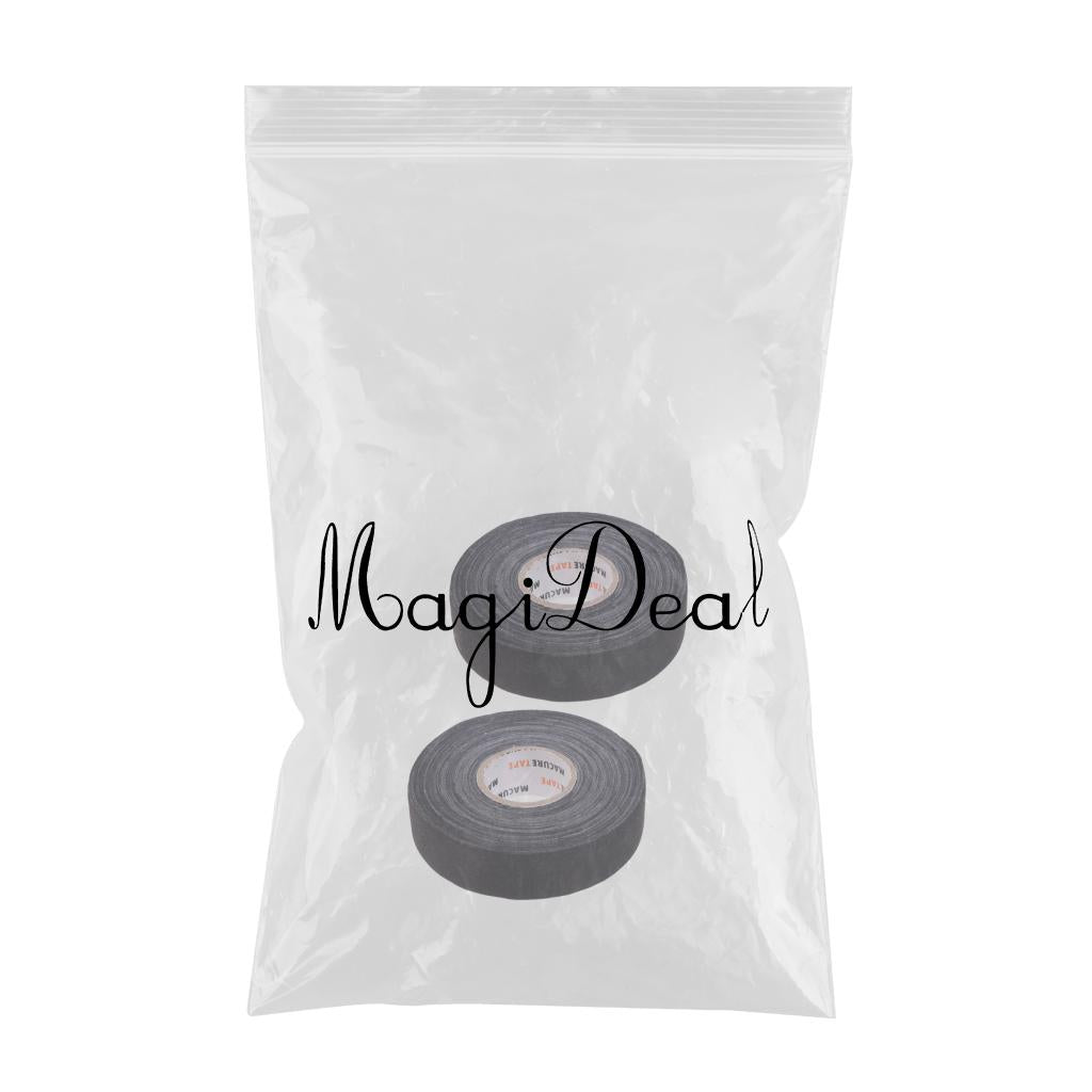 2 Roll Waterproof Adhesive Ice Hockey Cloth Stick Grip Tape 25mmx22.5m
