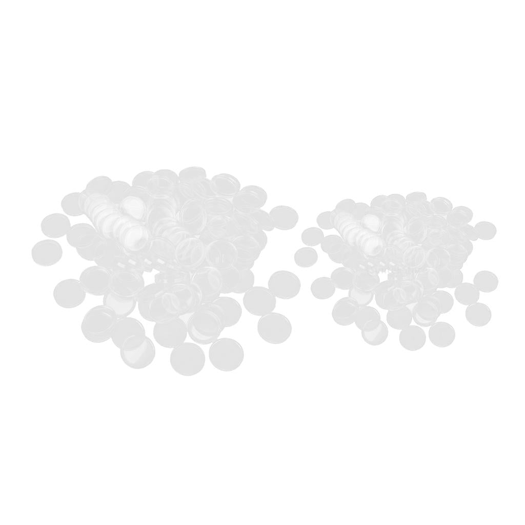 200PCS Coin Holder Capsules Clear Case Box for Coin Protection 36mm & 28mm