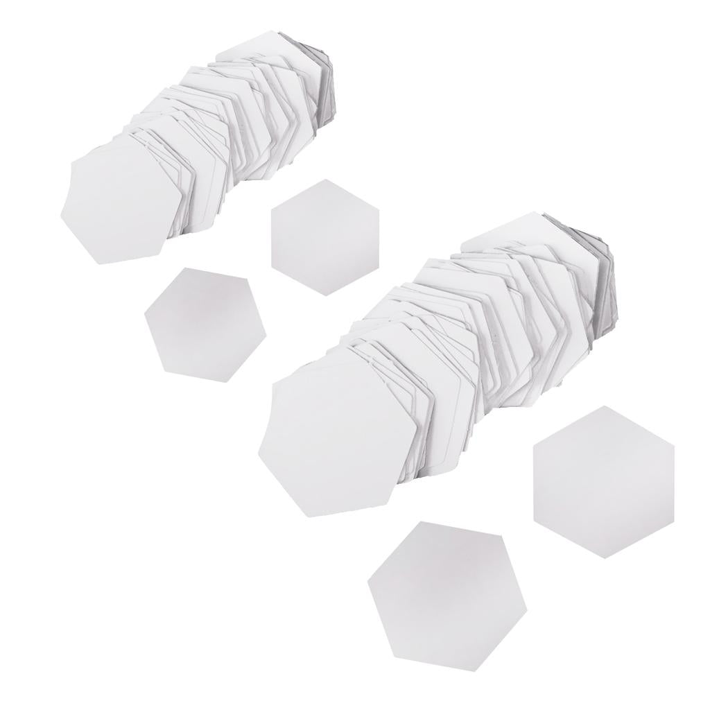 200 Pieces Hexagon English PAPER PIECING Quilting Templates Craft 22mm 26mm