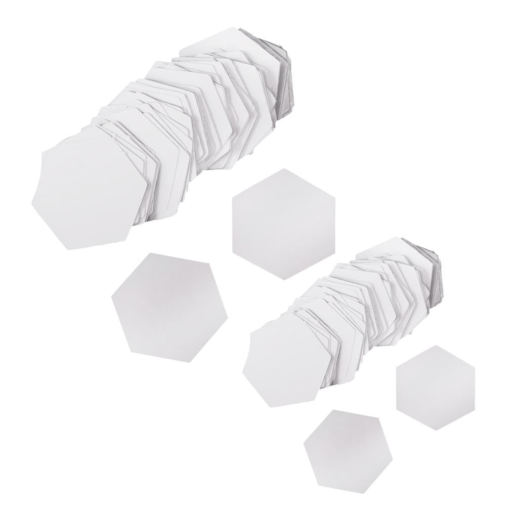 200 Pieces Hexagon English PAPER PIECING Quilting Templates Craft 22mm 26mm