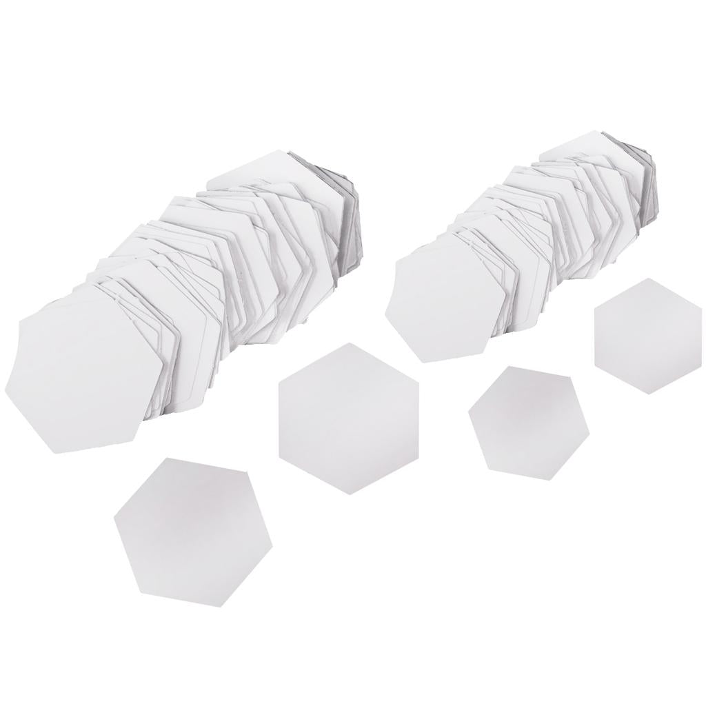 200 Pieces Hexagon English PAPER PIECING Quilting Templates Craft 22mm 26mm