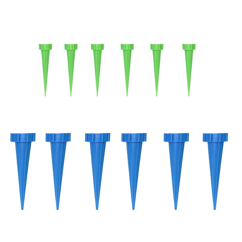 12Pieces Automatic Garden Cone Watering Spike Plant Flower Bottle Irrigation