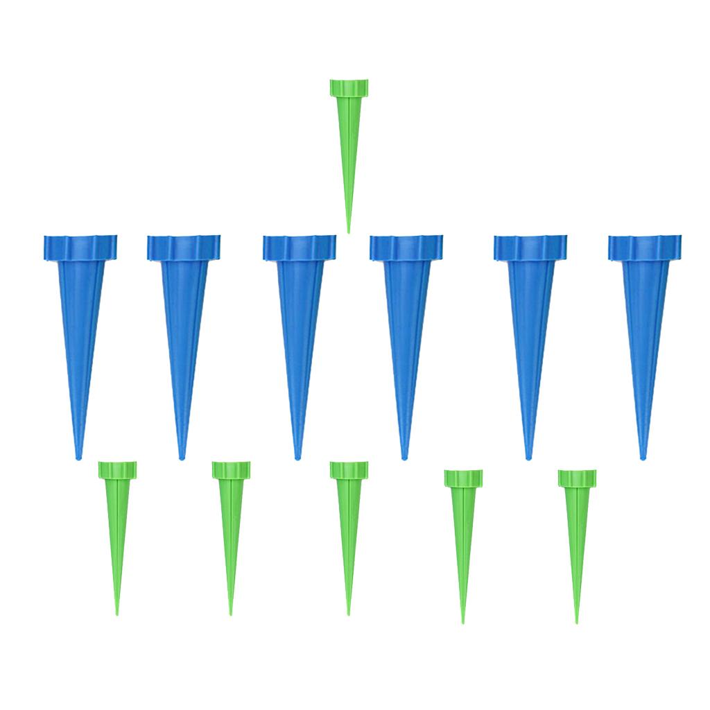 12Pieces Automatic Garden Cone Watering Spike Plant Flower Bottle Irrigation
