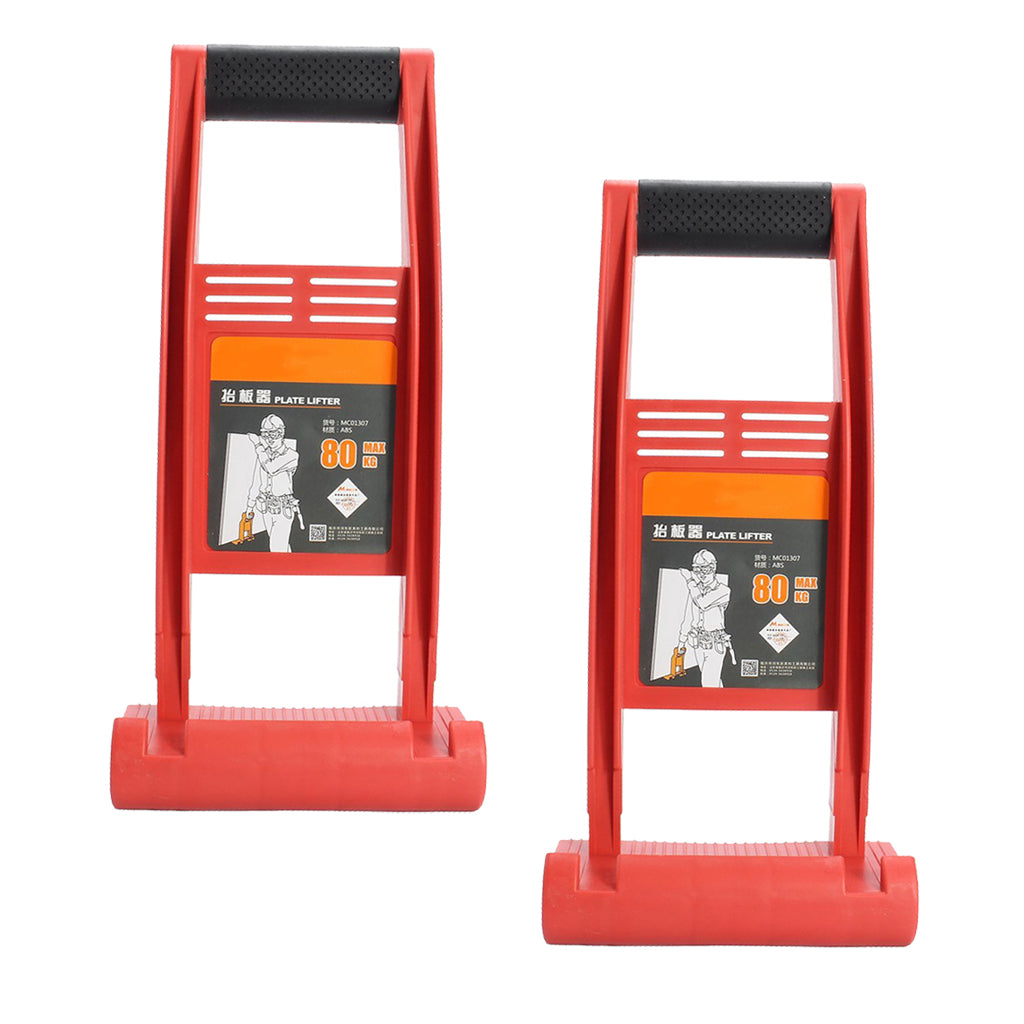 2Pieces Panel Carrier Gripper 80kg Plaster Boards Wood Panels Load Tools