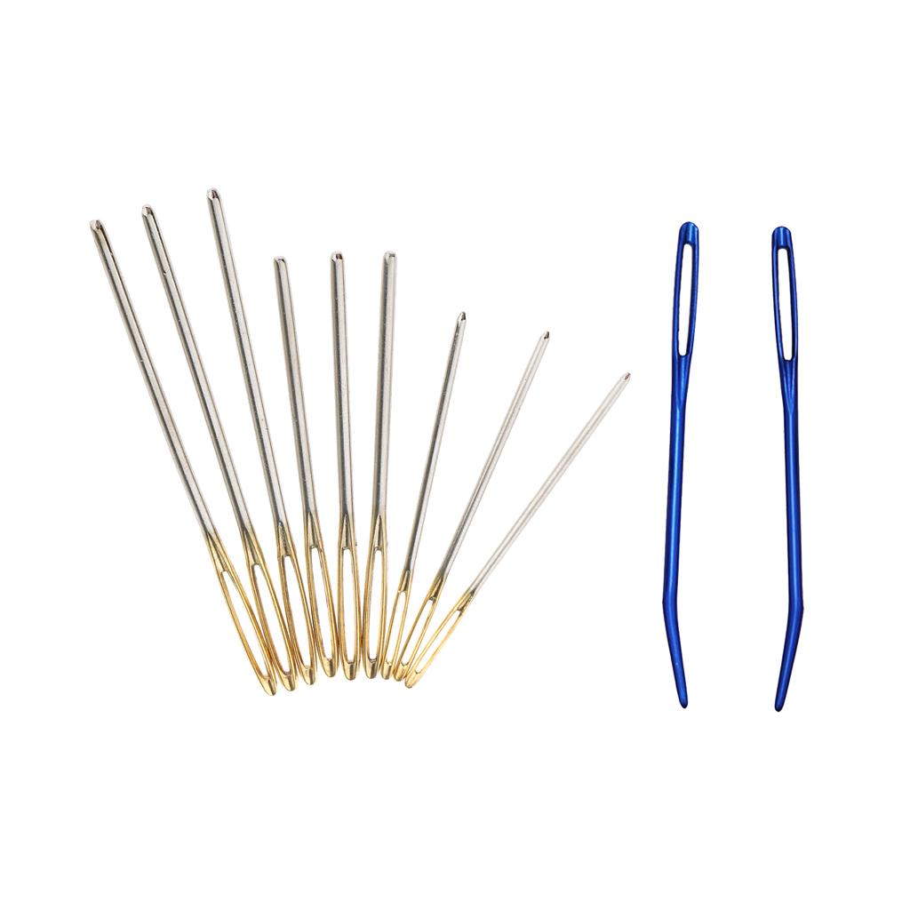 11pcs Large Eye Blunt Needles&Bent Tip Needles for Yarn Hand Sewing Darning