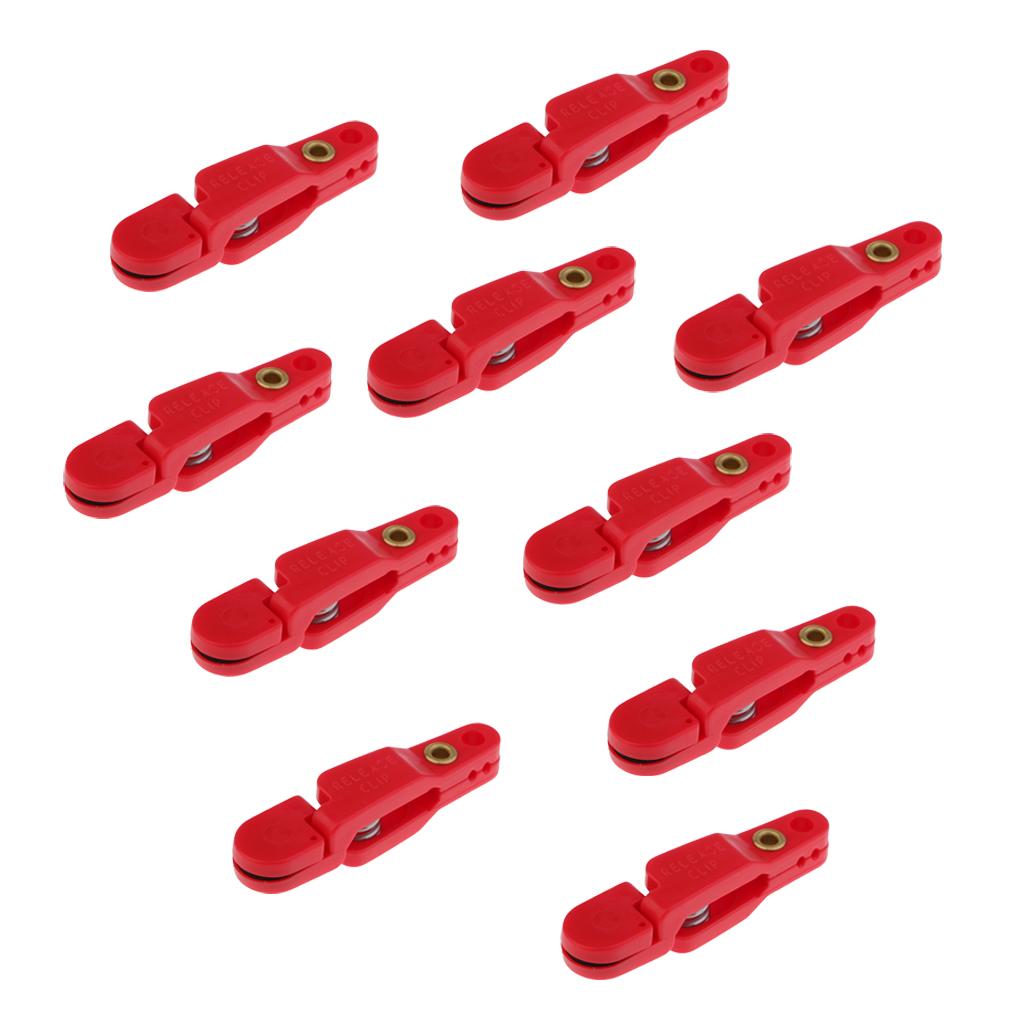10x Snap Release Clip for Weight Planer Board Kite Offshore Fishing Red