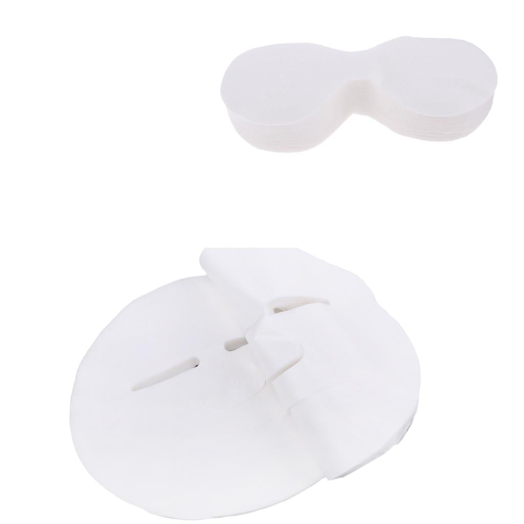 700Pcs Face Eye Mask Paper Disposable Silk Cotton DIY Facial Care Sheet Set