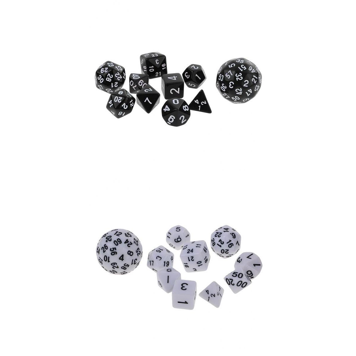 20x Digital Dices Multi-sided Dice Set for RPG Role-Playing Game Accessories