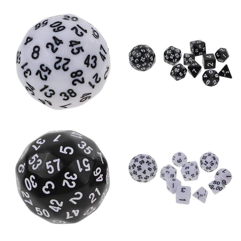 20x Digital Dices Multi-sided Dice Set for RPG Role-Playing Game Accessories