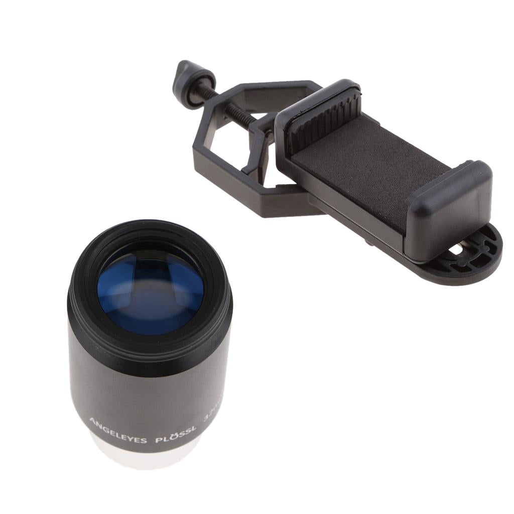 32mm Focal Length Plossl Telescope Eyepiece 1.25 + Phone Telescope Mount"