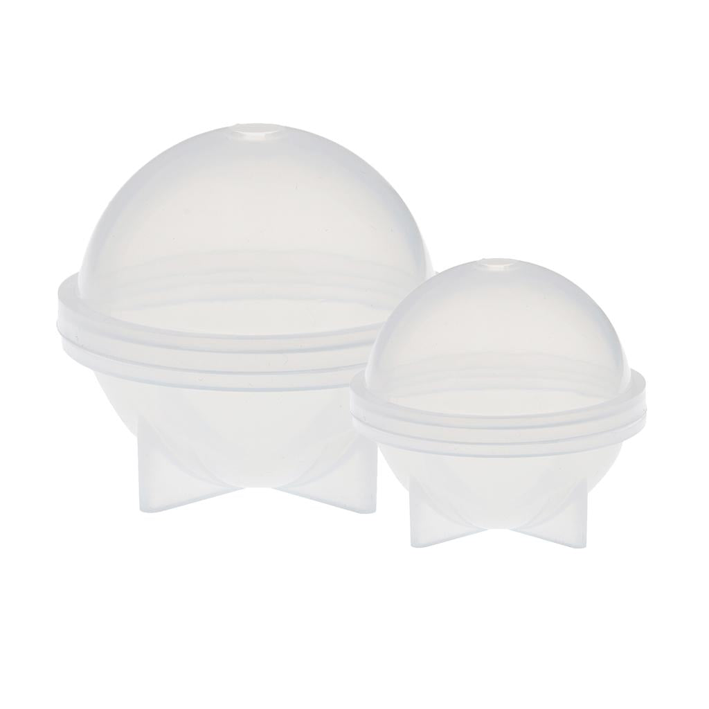 40mm 60mm Sphere Ball Shape Silicone Mold Mould Resin Casting Jewelry Making