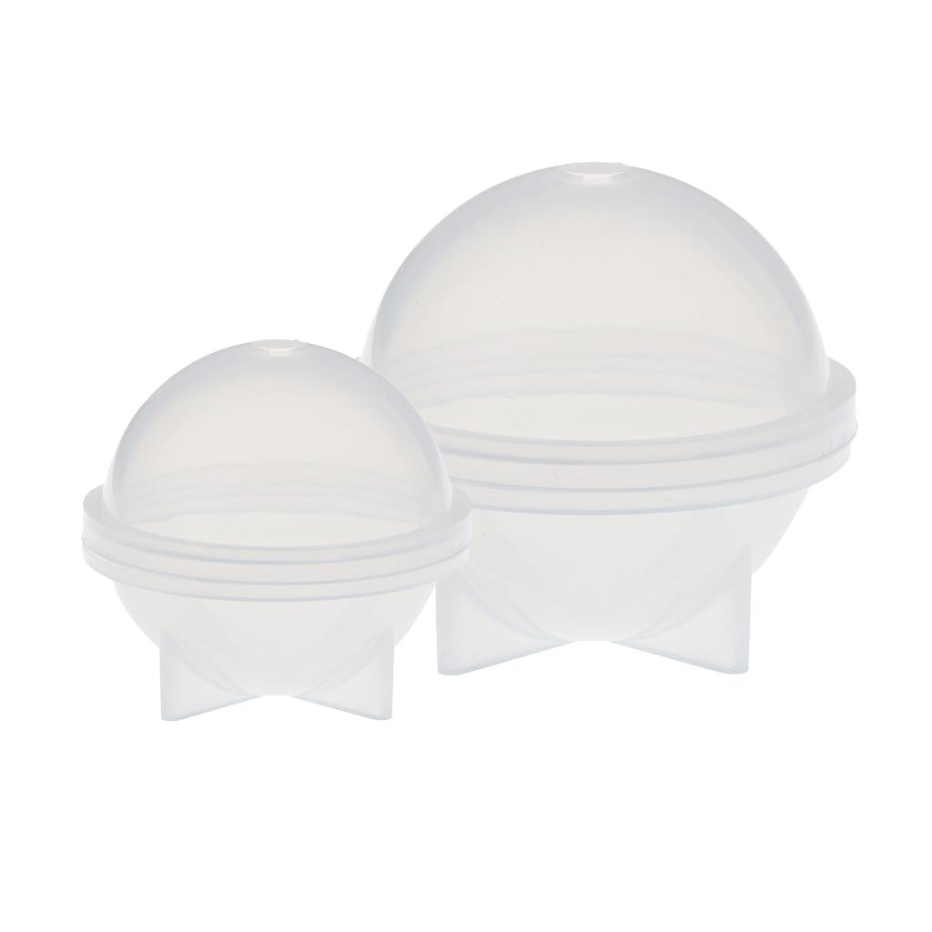40mm 60mm Sphere Ball Shape Silicone Mold Mould Resin Casting Jewelry Making