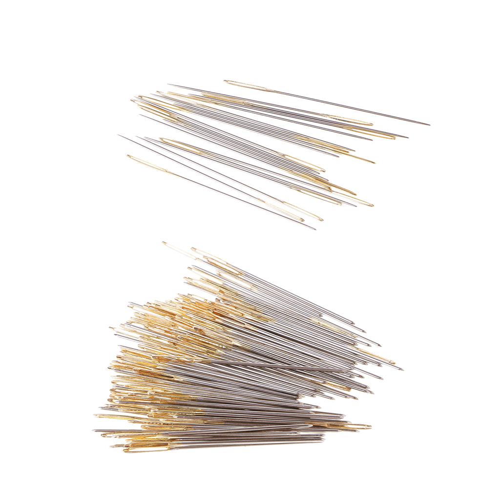 120Pcs Large Eye Embroidery Fabric Cross Stitch Needle DIY Craft 26# 28#