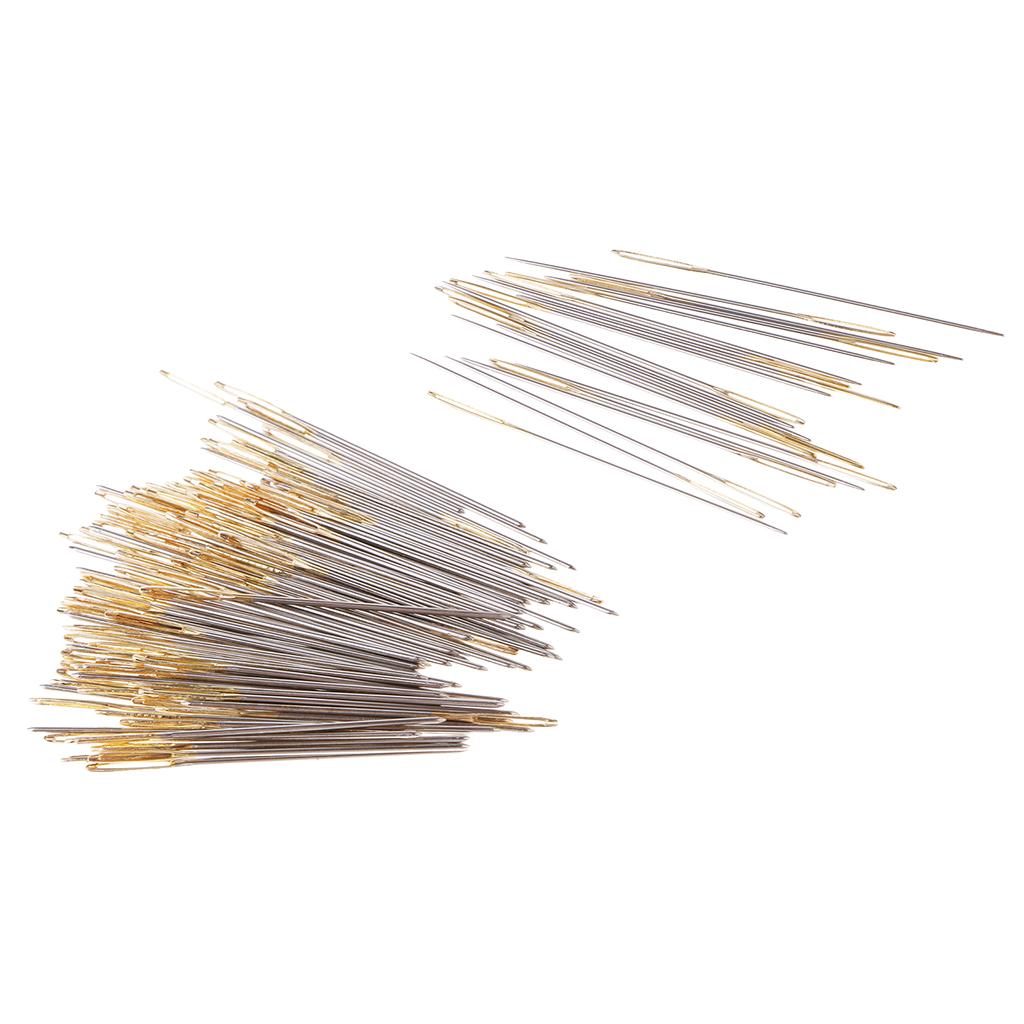 120Pcs Large Eye Embroidery Fabric Cross Stitch Needle DIY Craft 26# 28#