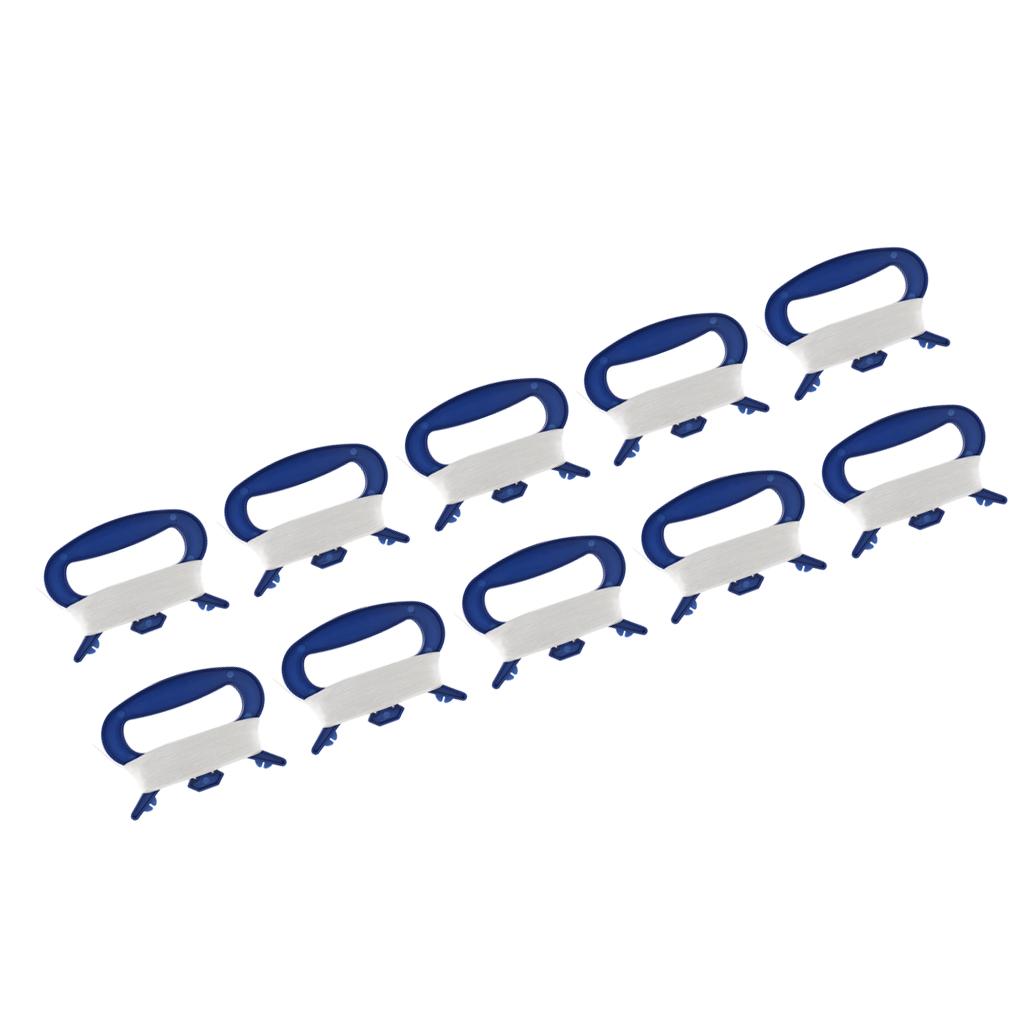 10pcs Kite Handle & 100m Kite Line for Camping Fishing Outdoor Activity Blue