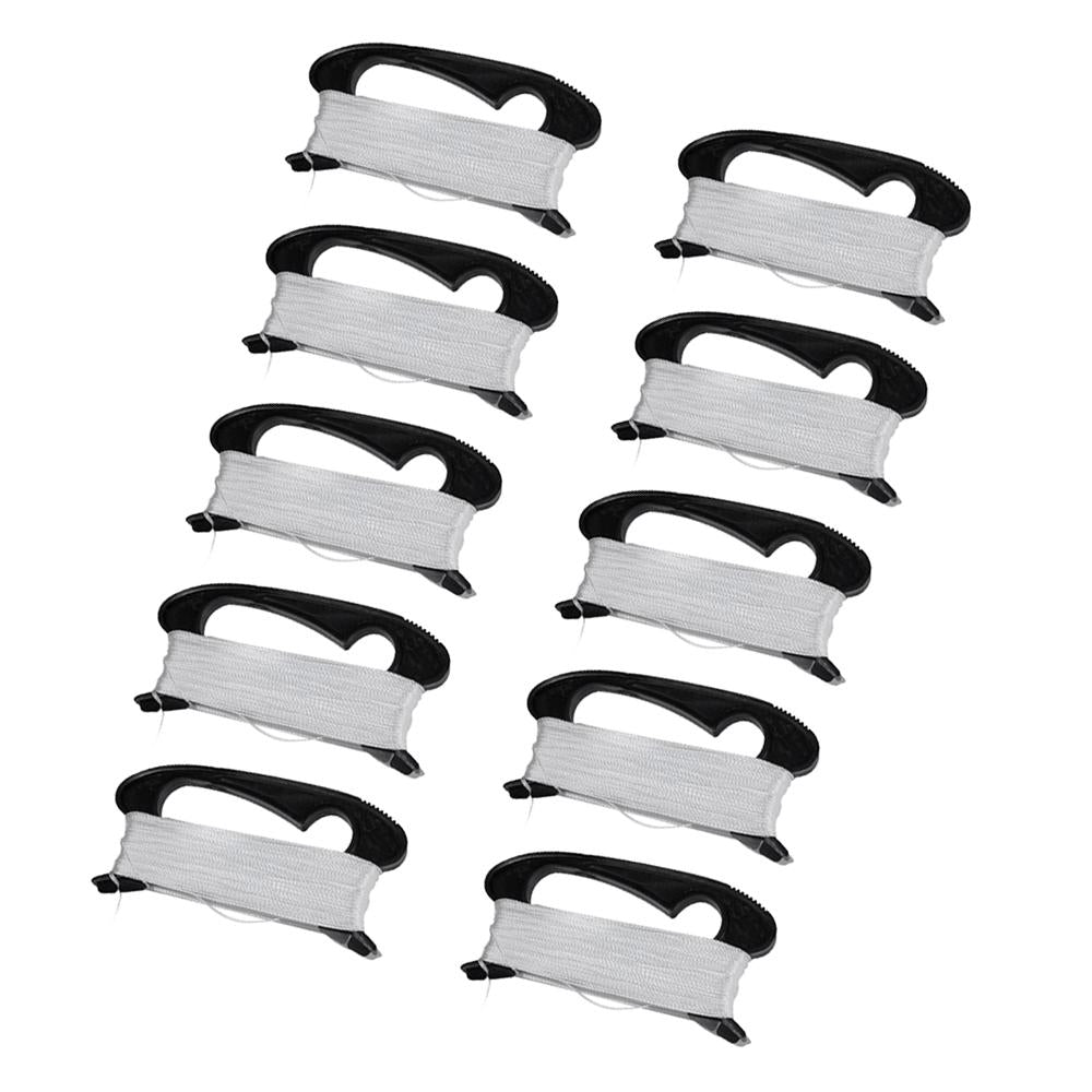 10x Kite Handle & 100m Kite Line for Camping Fishing Outdoor Activity Black