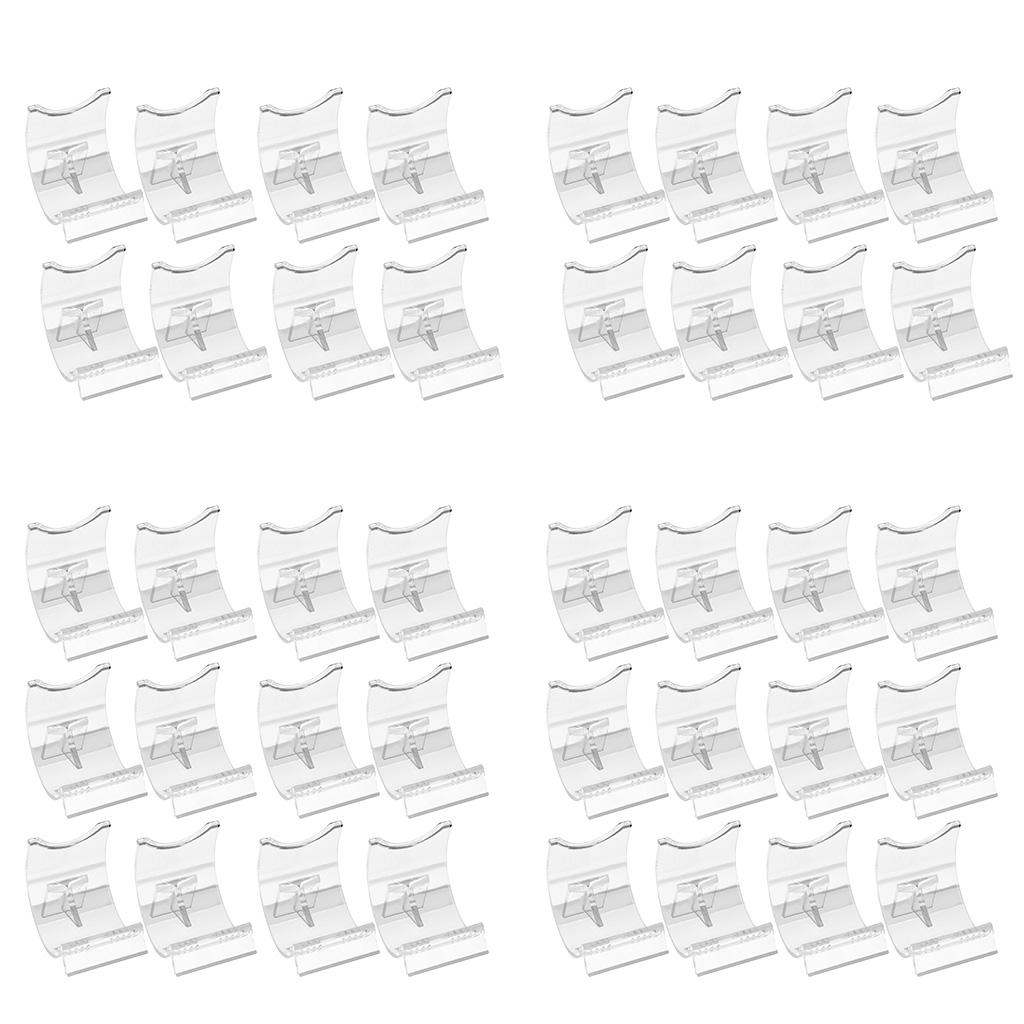 40pcs Lighter Display Stand Clear Acrylic Easel Holder Rack for Lighter