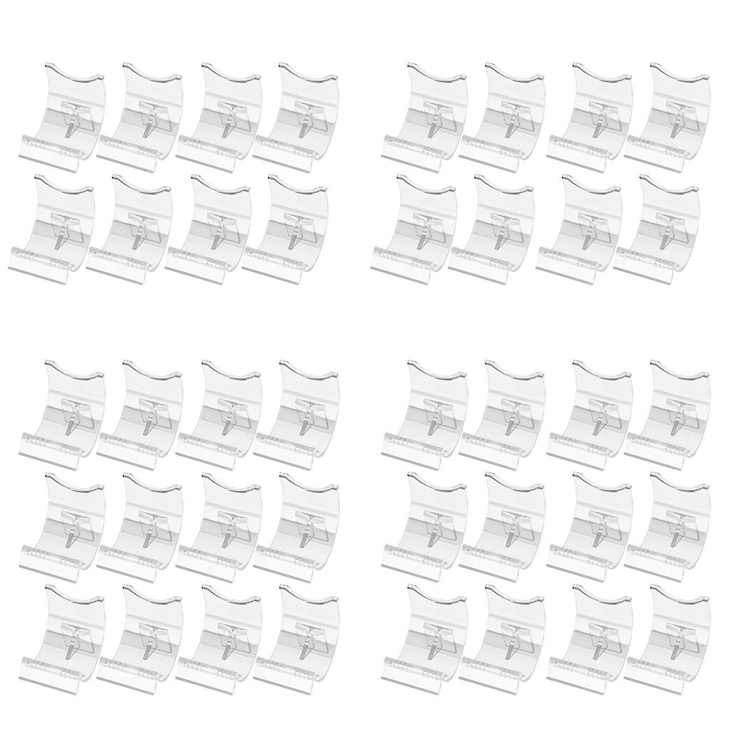 40pcs Lighter Display Stand Clear Acrylic Easel Holder Rack for Lighter