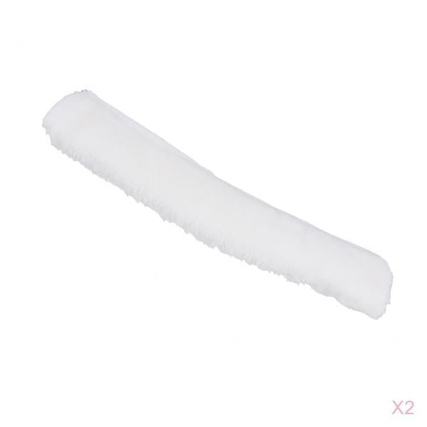 2PC Microfiber Window Scrubber Sleeve Washer Replacement Washing Cloths 35cm
