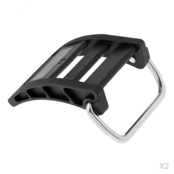 2 Pieces Scuba Diving Dive BCD Tank Strap Cam Buckle Fits Standard 5cm Belt