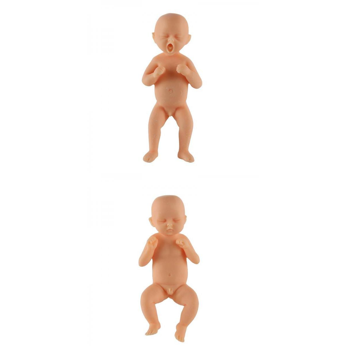 2x Reborn Baby Boy Dolls Realistic Mini Lifelike Full Body Newborn Doll