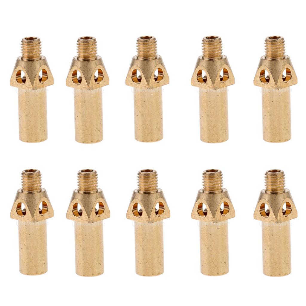 10 Pieces Brass Replacements Tips/ Nozzles/ Jets/ Burners for Propane LP Gas