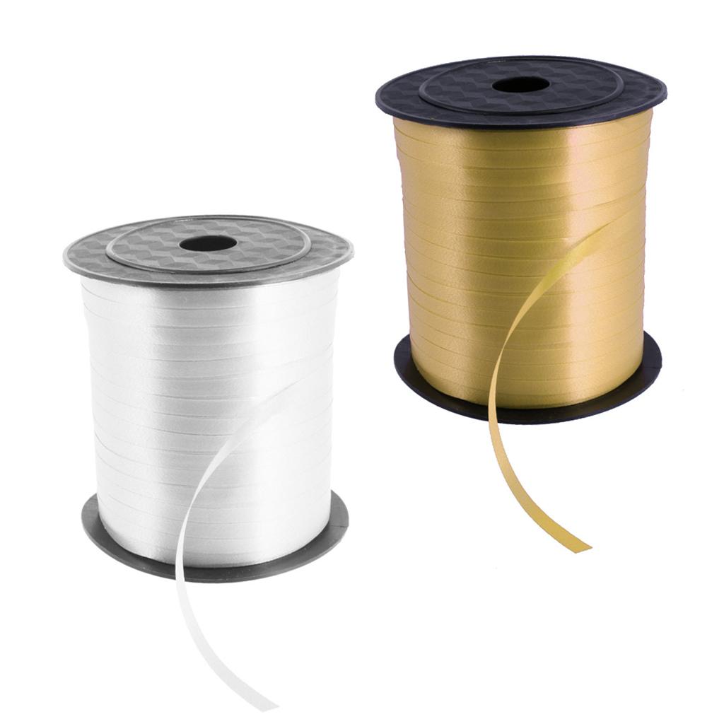 2 Rolls of 225m Balloon Curling Ribbon DIY Craft Wedding Party Decoration