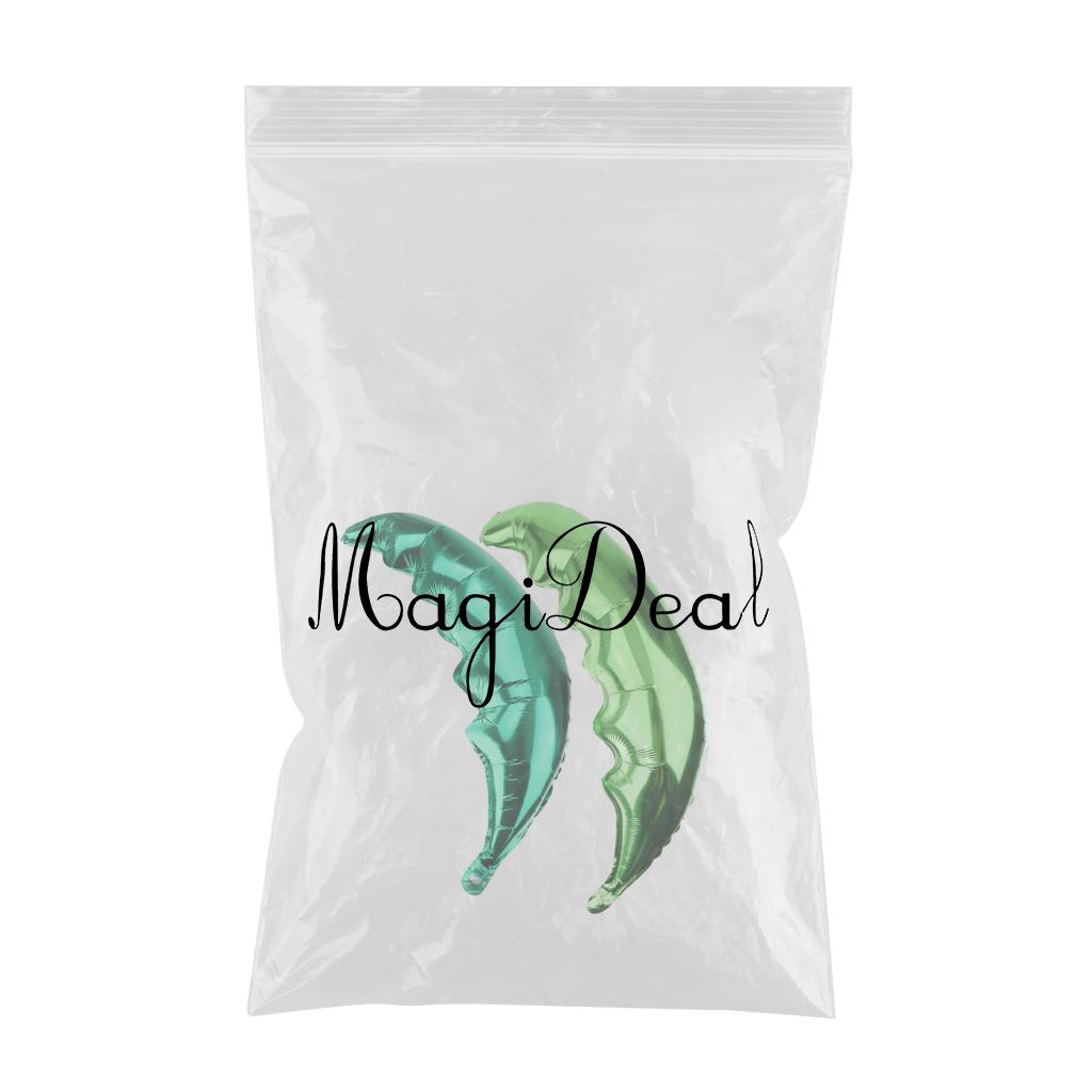2pcs Set Palm Tree Leaf Green Hawaiian Beach Party Balloon Wedding Decor