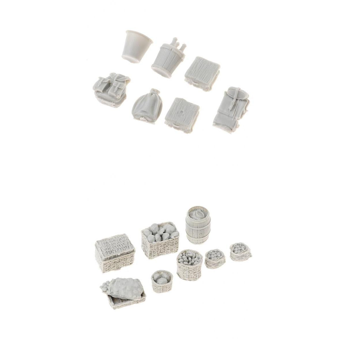 1/35 Resin Sand Armor Scene Building Medicine Backpack Bag Food Basket Model