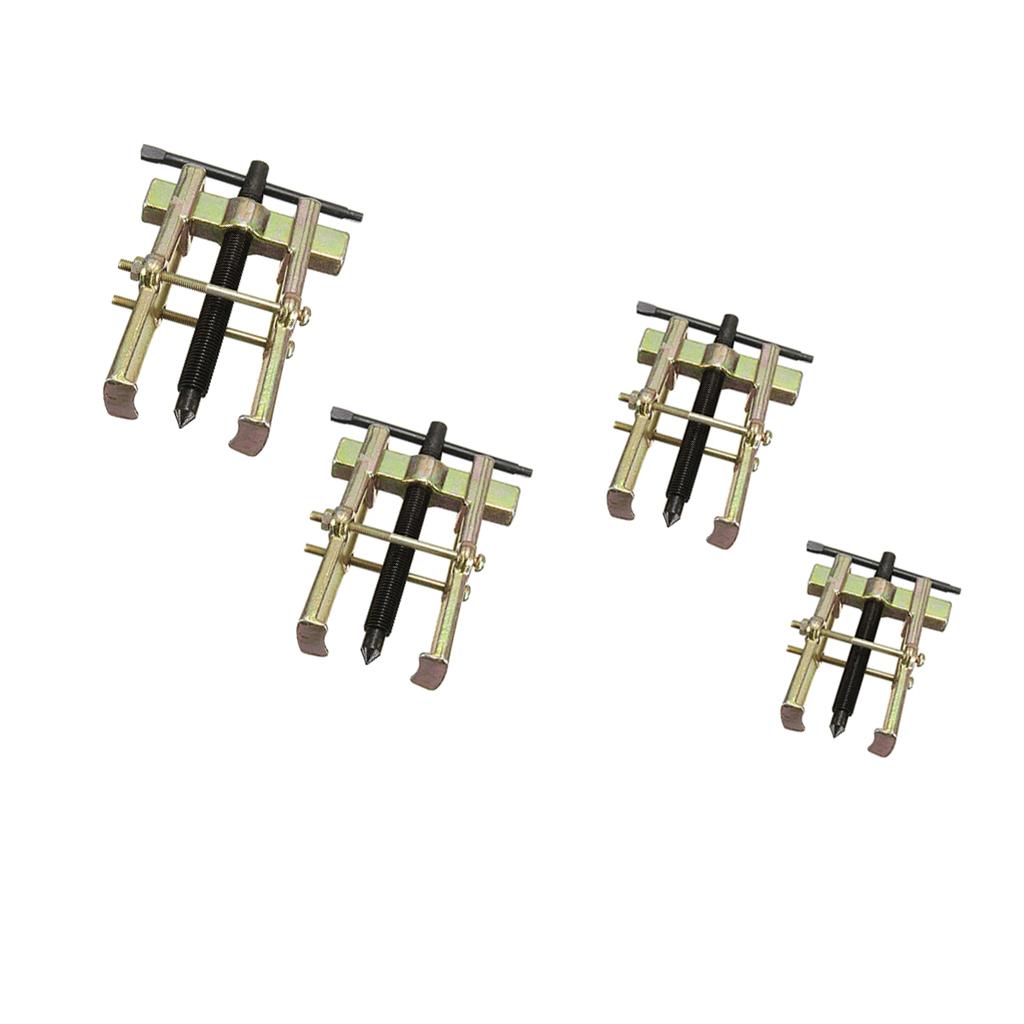4pcs Two Jaw 2 Legs Bearing Gear Hub Puller Remover Hand Tool Removal Set