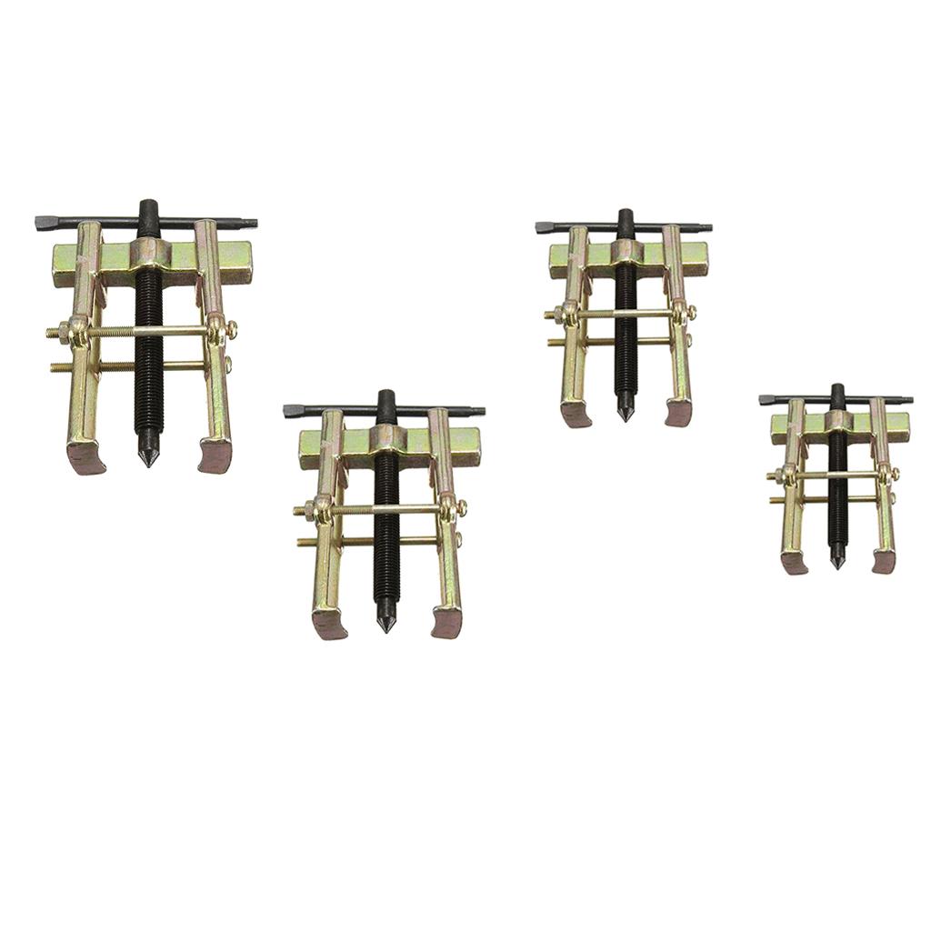 4pcs Two Jaw 2 Legs Bearing Gear Hub Puller Remover Hand Tool Removal Set