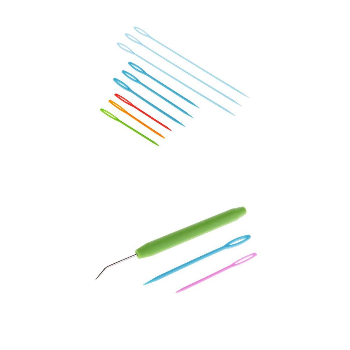 9pcs Plastic Needles and Knitting Loom Hook Crochet Hook Set Knitting Craft