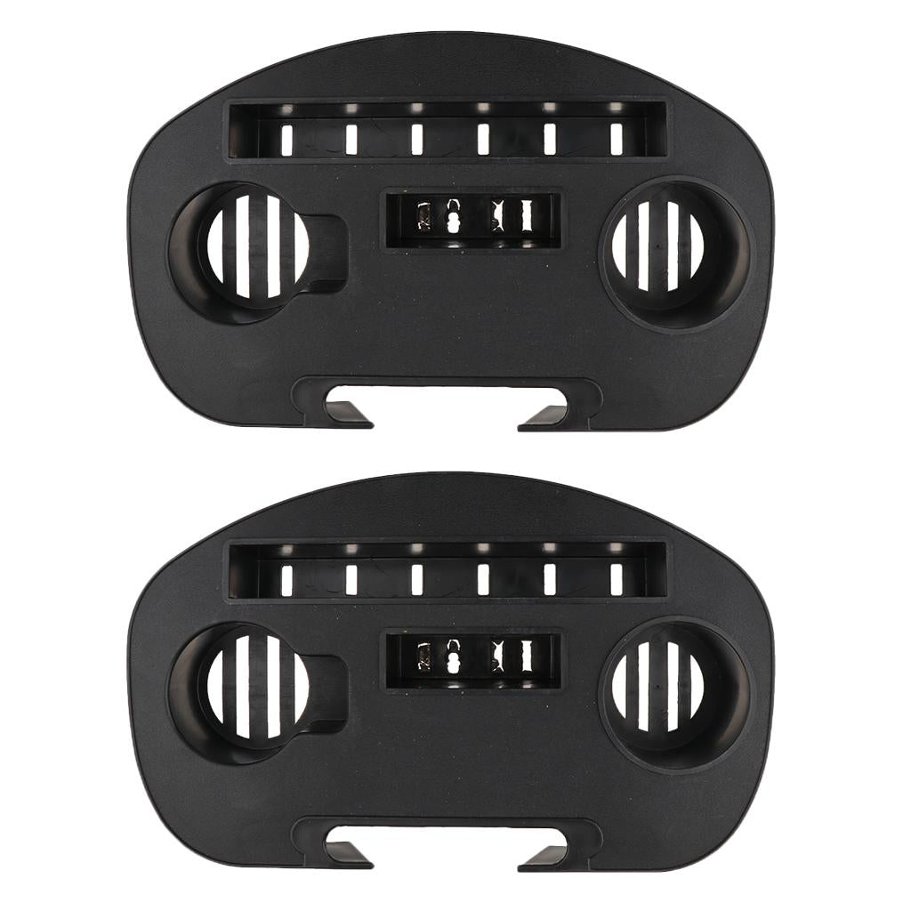 1 Pair Clip-on Folding Reclining Chair/Zero Gravity Chair Tray Cup Holder