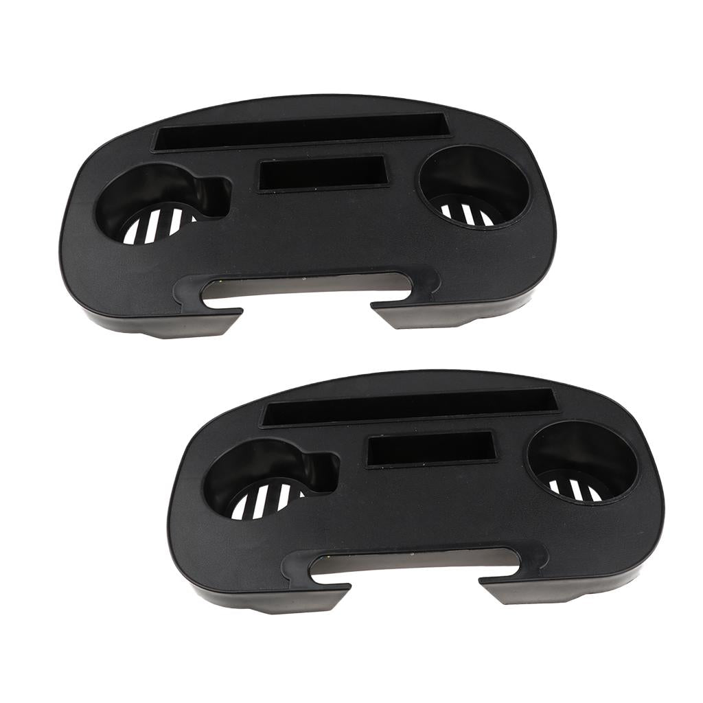 1 Pair Clip-on Folding Reclining Chair/Zero Gravity Chair Tray Cup Holder