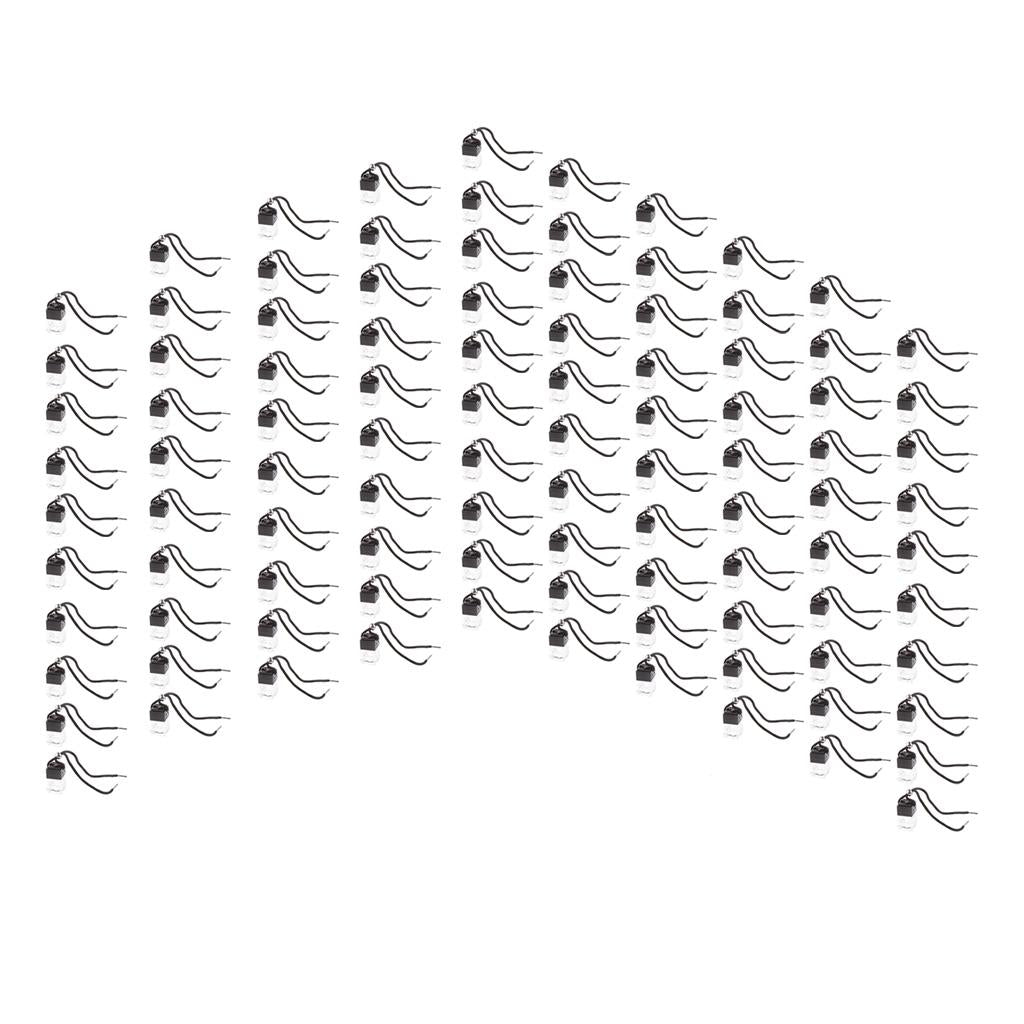 100pcs Charm Empty Glass Perfume Bottle Pendant for Car Hanging Decor Square