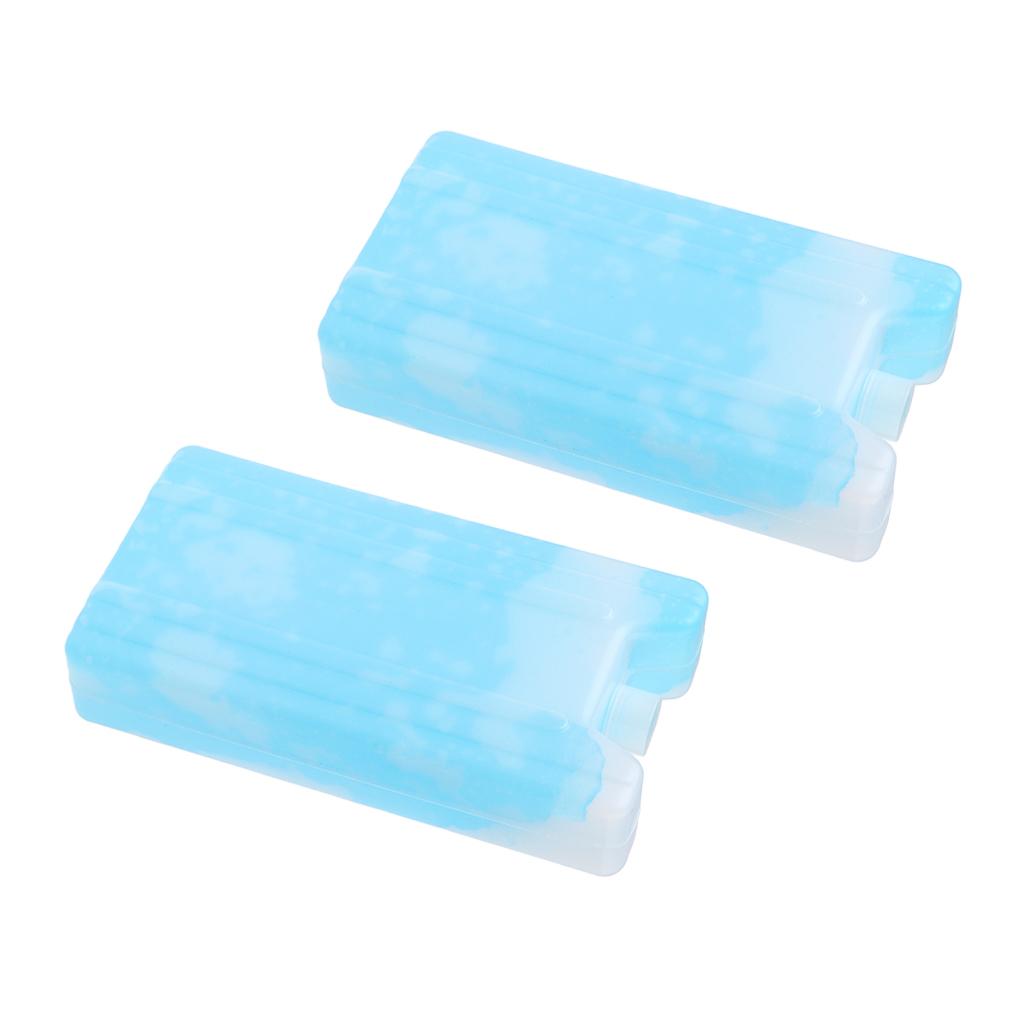 2 Pieces Ice Pack for Lunch Box/ Lunch Freezer/ Cooler Bag Reusable