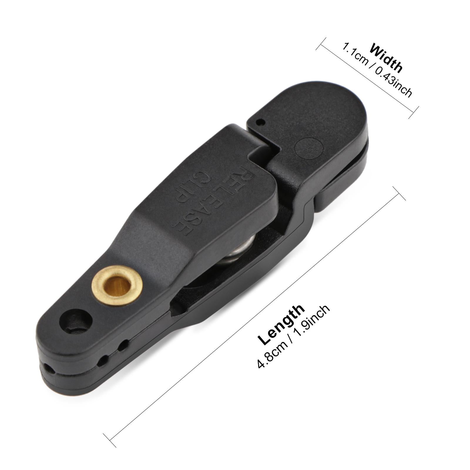 20x Snap Release Clip for Weight Planer Board Kite Offshore Fishing Black
