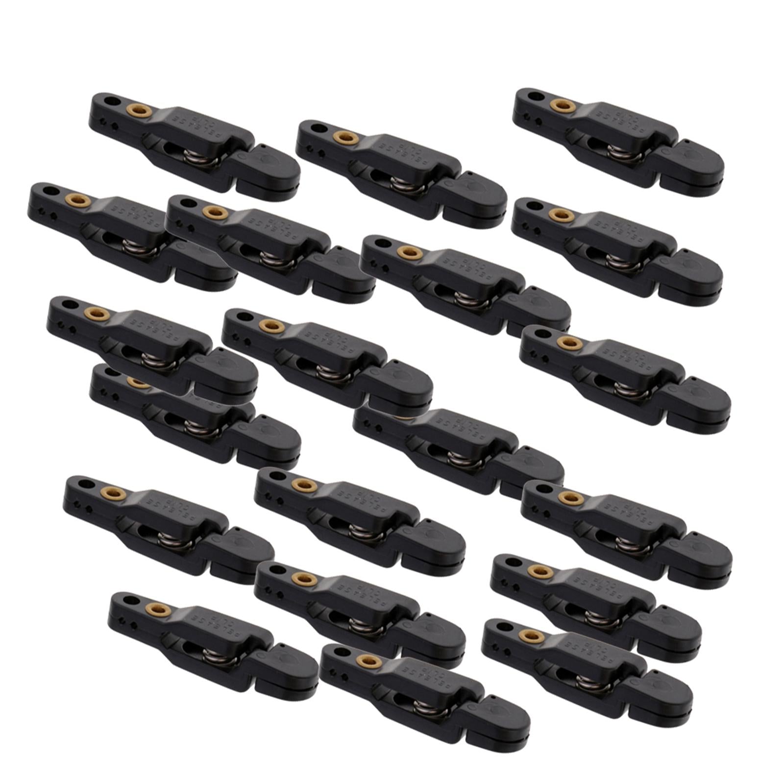 20x Snap Release Clip for Weight Planer Board Kite Offshore Fishing Black