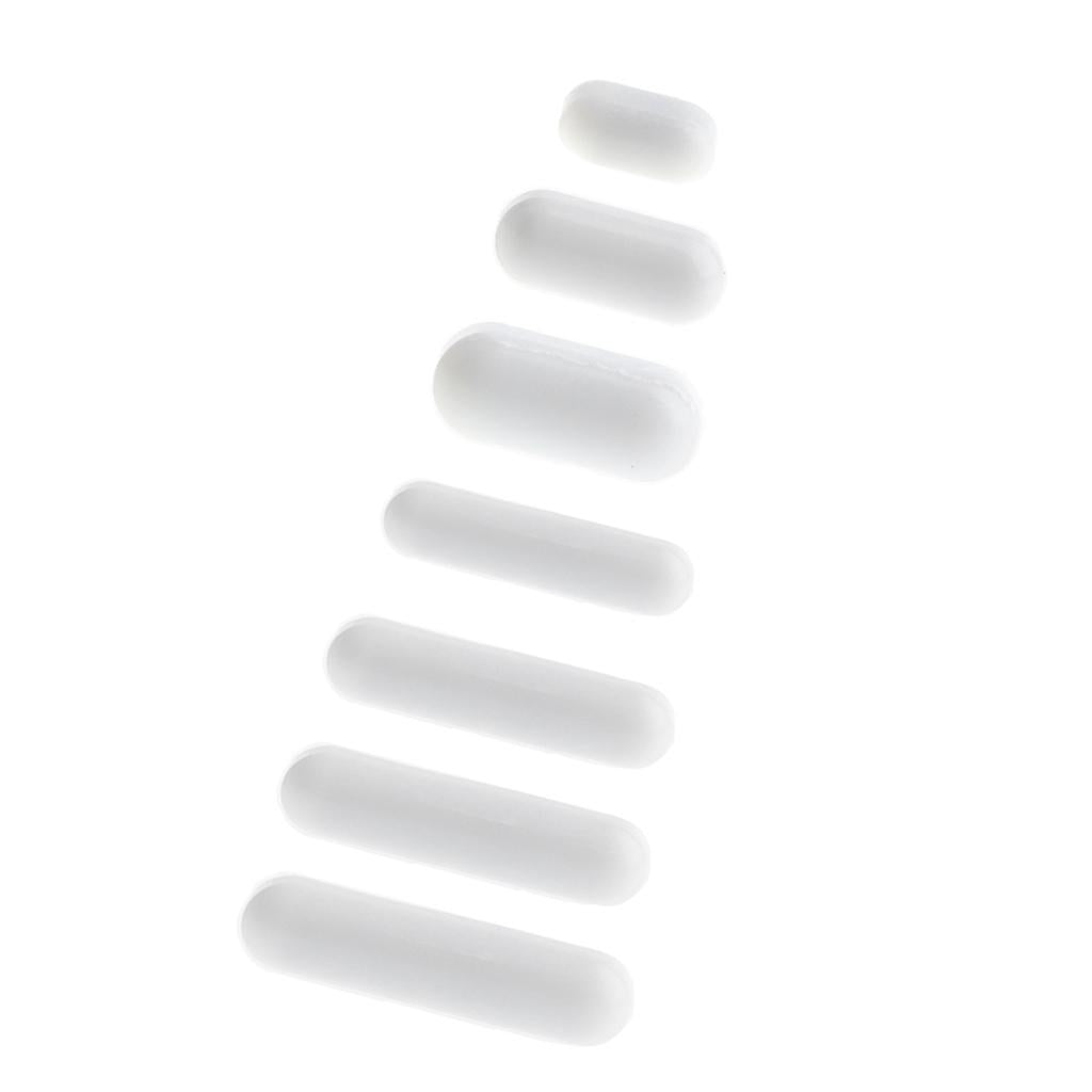 8pcs PTFE Magnetic Stirrer Mixer Stir Bar Science Lab Experiment Equipment