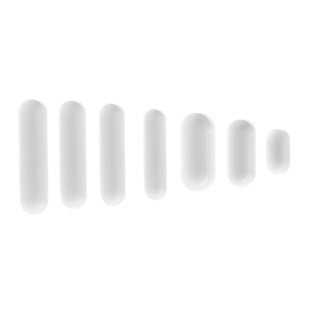 8pcs PTFE Magnetic Stirrer Mixer Stir Bar Science Lab Experiment Equipment