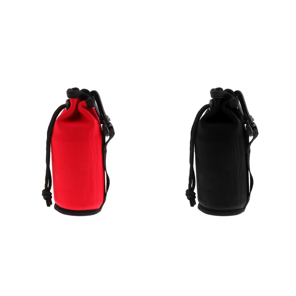 4pcs Neoprene Insulated Water Bottle Sleeve Bag Carrier Drawstring Holder