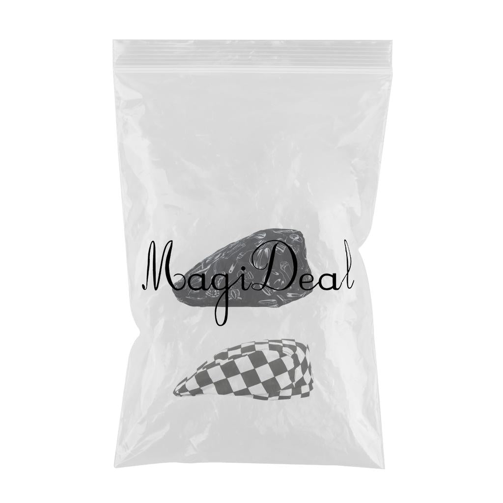 2 Pieces Catering Restaurant Cafe Chef Cook Waiter Baker Beret Hat Skull Cap