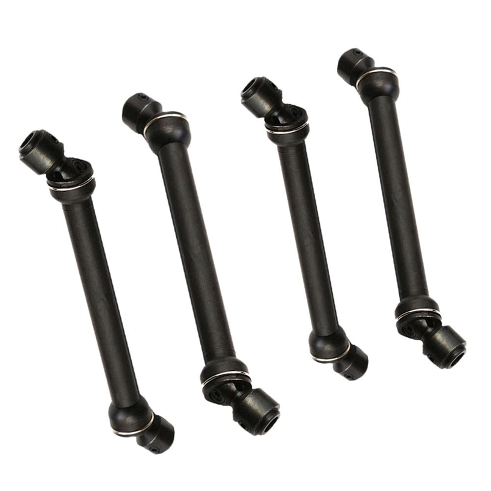 4 Pieces Black Stainless Drive Shaft for SCX10 D90 RC4WD RC Crawlers Parts