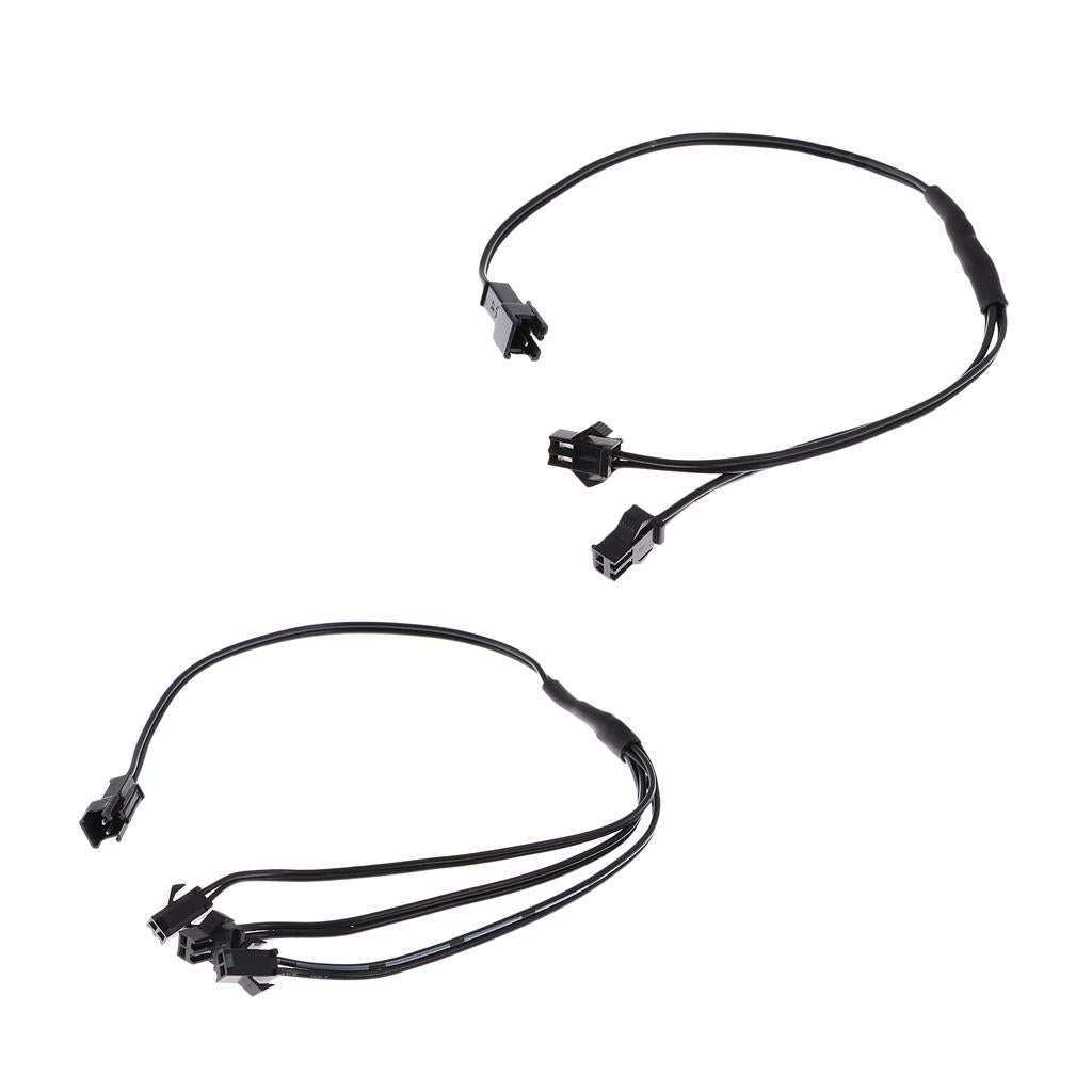 2PIECES Splitter Cable Connector for EL Wire Neon Strip Light Accessory
