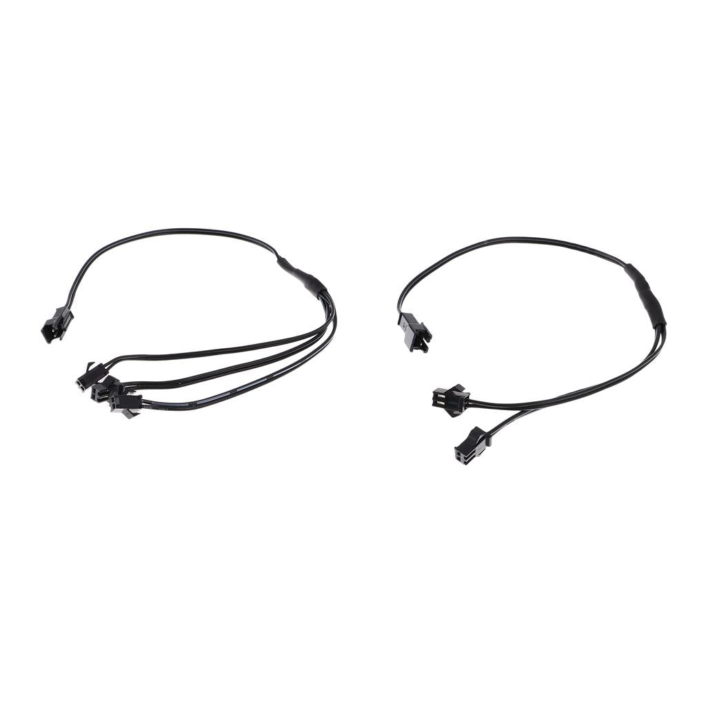 2PIECES Splitter Cable Connector for EL Wire Neon Strip Light Accessory
