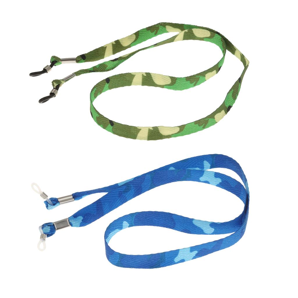 2 Pieces Sports Eyeglasses Strap Holder Glasses Sunglasses Neck Lanyard Cord