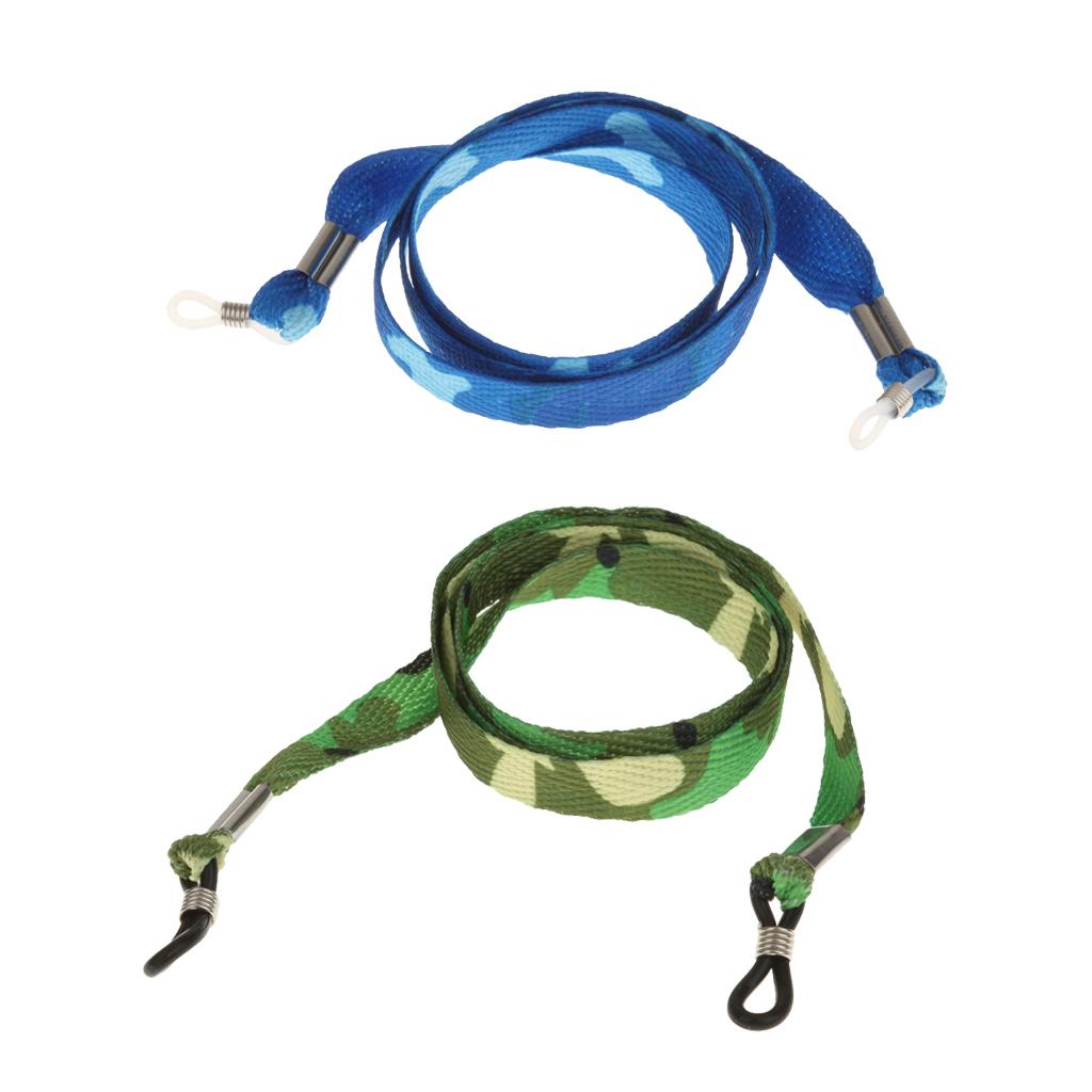 2 Pieces Sports Eyeglasses Strap Holder Glasses Sunglasses Neck Lanyard Cord